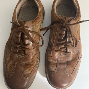 Rockport mens, Size 10 M, brown leather, gently used